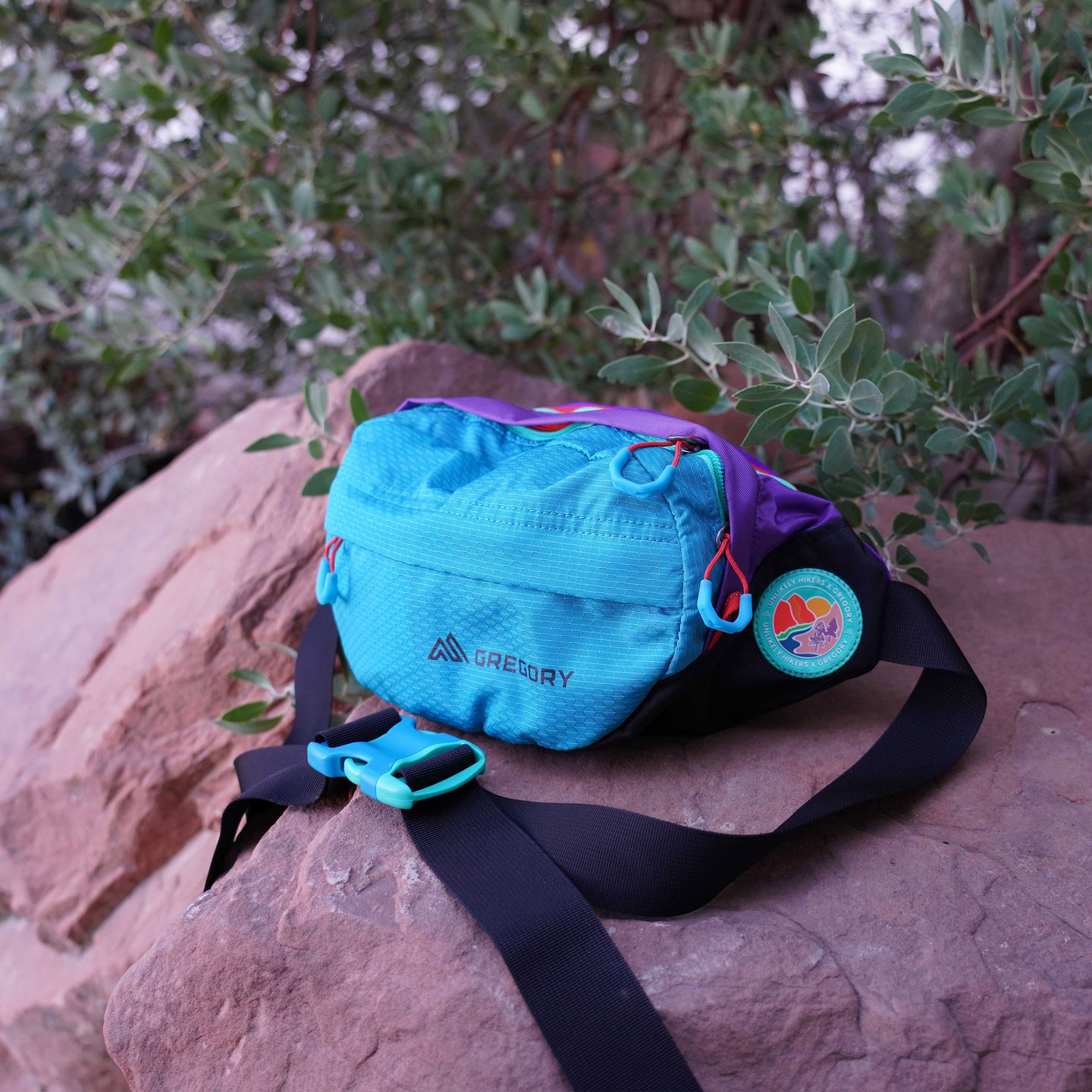 Click  here to shop the Nano Plus Size Waistpack in the Gregory x Unlikely Hikers collaboration collection. 